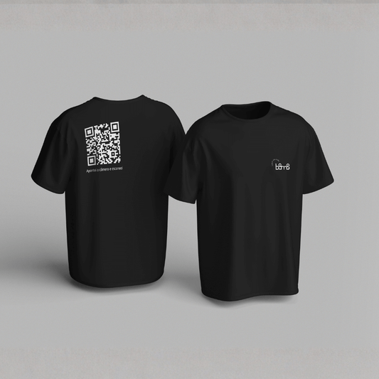 Camiseta Preta Masculina Algodão 30.1 Penteado - B8M8